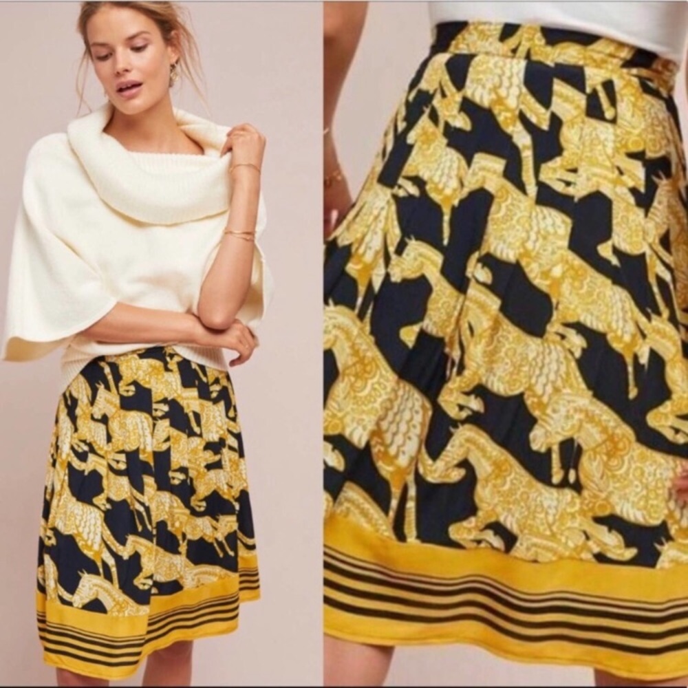 Maeve by Anthropologie horse skirt
